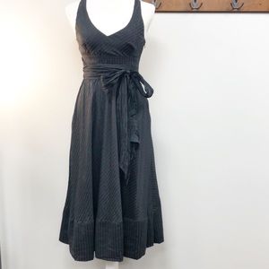 ZARA | Black halter dress